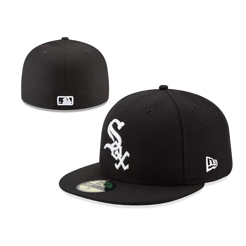 NEW ERA SOX HAT BLACK