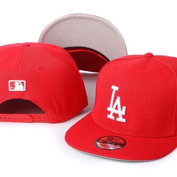 NEW ERA LA HAT RED
